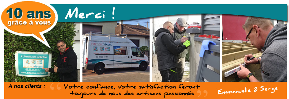 10 ans de la société Exterieur Décors !